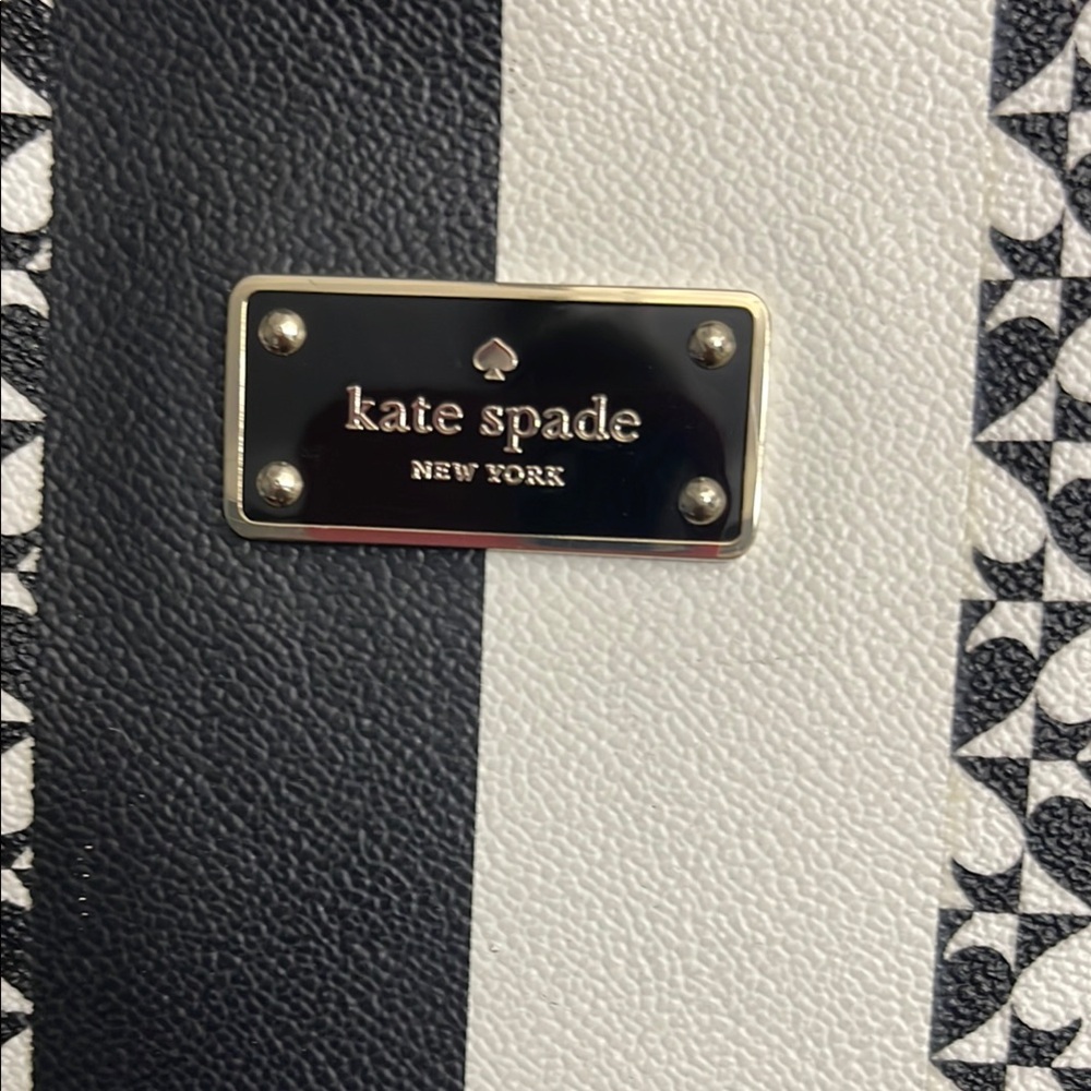 Kate Spade Black and White Tote Bag - Picture 3 of 13